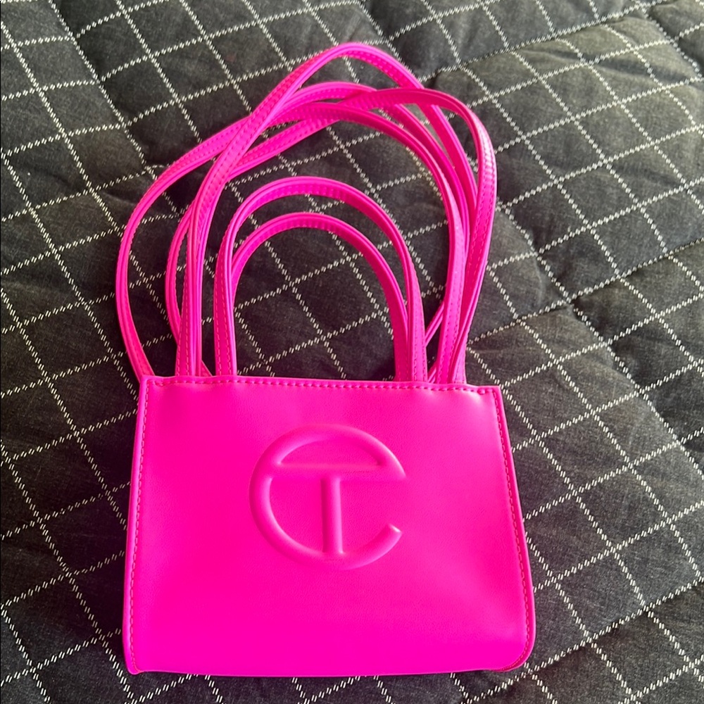 Telfar Pink Small Shopper